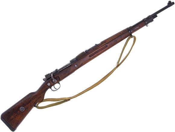 Picture of Used Brazilian Mauser MQ.30 M954 Bolt Action Rifle, 30-06 sprg, 24" Blued Barrel, Full Military Wood Stock, Stock Has Been Sanded, Fair Condition