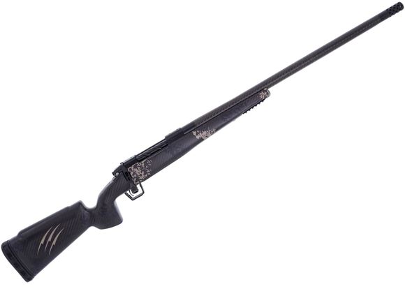 Picture of Fierce Firearms CT Rival Bolt Action Rifle - 7mm Rem Mag, 24" C3 Carbon Barrel, 1:8.5" Twist, Black Cerakote Titanium Receiver, Urban Carbon Fiber Stock, Muzzle Brake, 70 Deg Bolt Throw, 3rds, 6.1lbs