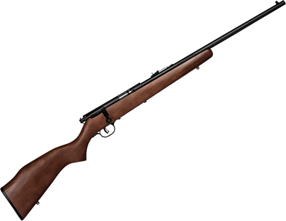 Picture of Savage 17000 Mark I G Bolt Action Rifle 22 LR, RH, 21 in, Satin Blued Wood Stk, 1 Rnd, Accu-Trigger