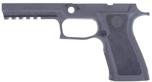 Picture of SIG SAUER Parts, Grips - P320 TXG Heavy Grip Module, 9mm/40S&W/357 SIG, Tungsten Infused, Full Size, Small, Grey