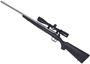 Picture of Used Savage B Mag Bolt-Action Rifle - 17 WSM, 22" Stainless Heavy Barrel, Black Synthetic Stock, Accutrigger, Simmons 6-18x40 Scope, 1 Magazine, Excellent Condition