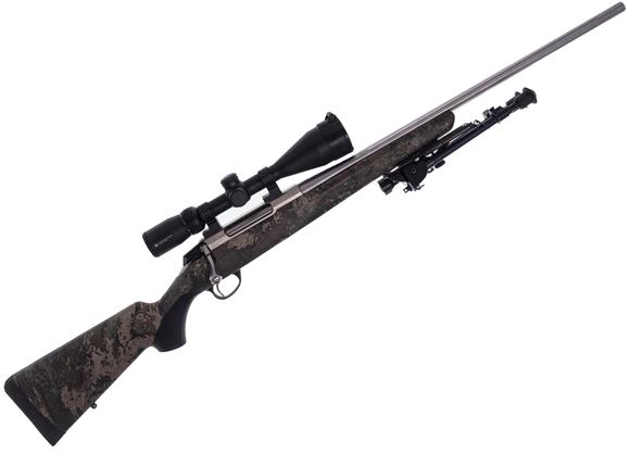 Picture of Used Tikka T3X Superlite Cerastrat Bolt Action Rifle - 308 Win, 22.5" Stainless Fluted Barrel, True Timber Strata Camo Synthetic Stock, Vortex Crossfire II 3-9x50 Scope, Bi Pod, 2 Magazines, Very Good Condition