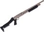 Picture of Used Mossberg 590A1 Marine Pump-Action 12ga, 3" Chamber, 18.5" Barrel, Nickel Finish, With ATI Top-Folding Stock, Soft Case & Original Furniture, Good Condition