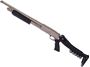 Picture of Used Mossberg 590A1 Marine Pump-Action 12ga, 3" Chamber, 18.5" Barrel, Nickel Finish, With ATI Top-Folding Stock, Soft Case & Original Furniture, Good Condition