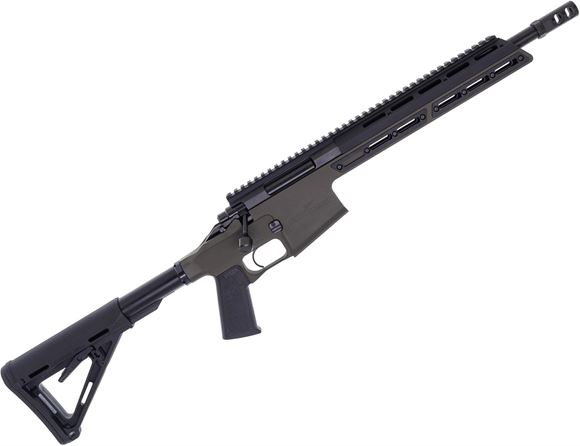 Picture of Black Creek Labs BCL-MRX Bison Scout Bolt Action Rifle - 5.56mm NATO, 12.5" Barrel, Muzzle Brake, M-LOK Handguard, Magpul Grip & Stock, OD Green, Trigger Tech Trigger