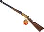 Picture of Used Winchester Model 94 Commemorative Cheyenne Carbine Lever-Action 44-40 Win, 20'' Barrel, Gold Colour Receiver, Flip Up Tang Sight, With Original Box, Very Good Condition