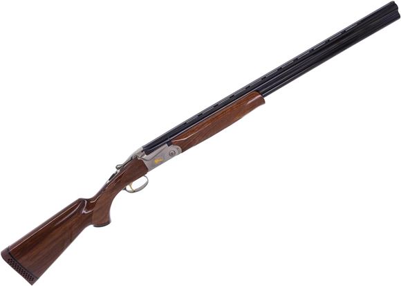 Picture of Used SKB Model 585 Gold Field Over/Under Shotgun, 12ga, 3", 28", Pheasant Engraving, 3 Chokes, As New in Box