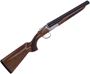 Picture of Akkar Churchill 512 Side by Side Shotgun - 12ga, 3", 12.5", Fixed Cylinder, Matte Blued, Silver Reciever, Gloss Walnut Stock, Single Trigger