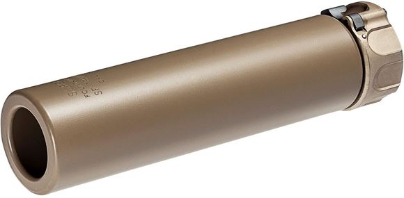 Picture of Surefire Fast-Attach Training Suppressor - 7.62/308, Dark Earth, 8.4", NO Sound Reduction.