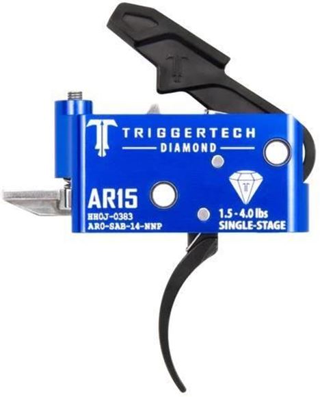 Picture of Trigger Tech, AR15 Diamond Trigger - Frictionless Trigger, Pro Curved, Single Stage, 1.5-4lbs.