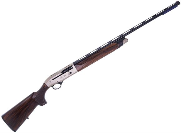 Picture of Beretta A400 Upland Semi-Auto Shotgun - 28Ga, 3", 28", Vented Rib, Nickel Plated Engraved Alloy Receiver, Fiber-Optic Sight, Walnut Xtra-Grain Wood Stock, MicroCore Pad, 4rds, OCHP