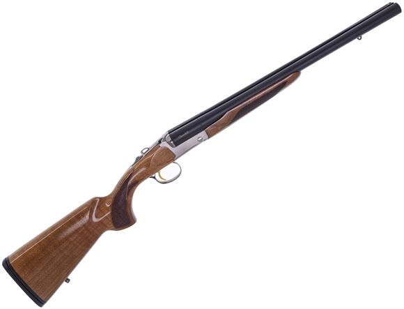 Picture of Churchill 512 Silver Side By Side Shotgun - 12ga, 3", 20", Oil Finish Walnut Stock, Mobil Choke (C,IC,M,IM,F)