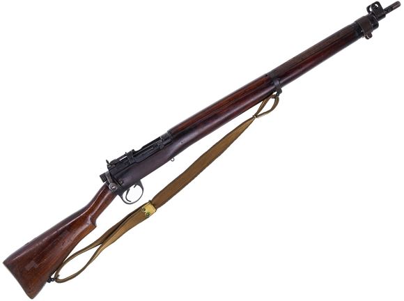 Picture of Used Lee Enfield No4 Mk1 Bolt Action Rifle, 303 British, 25" Barrel, Full Military Wood, Military Sling, Fair Condition