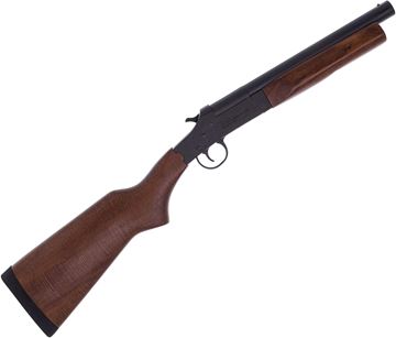 Picture of Boito Reuna "Hiker" Single Shot Break Action Shotgun - 12Ga, 3", 12", Fixed Full, Blued, Satin Wood Stock