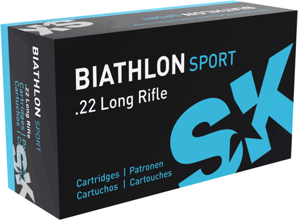 Picture of Lapua SK Rimfire Ammo - Biathon Sport, 22 LR, 40Gr, Lead Round Nose, 50rds Box, 1106fps