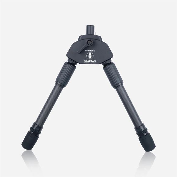 Picture of Spartan Precision Equipment, Bipods - Javelin ProHunt Bipod, Standard Length, 9.6" Ground Clearance, Rubber & Tungsten Carbide Feet, Classic Rifle Adapter Kit Inc., Compatible Spartan 12mm Adapters, Weight: 6.3oz.