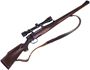 Picture of Used Steyr Daimler Mannlicher Schoenauer Bolt Action Rifle - 270 Win, Gloss Blue, 20", Walnut Stock, Tasco 3-9x40 Scope, 1 Magazine, Iron Sights, Leather Sling, Crack in Trigger Guard, Otherwise Good Condition