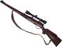 Picture of Used Steyr Daimler Mannlicher Schoenauer Bolt Action Rifle - 270 Win, Gloss Blue, 20", Walnut Stock, Tasco 3-9x40 Scope, 1 Magazine, Iron Sights, Leather Sling, Crack in Trigger Guard, Otherwise Good Condition