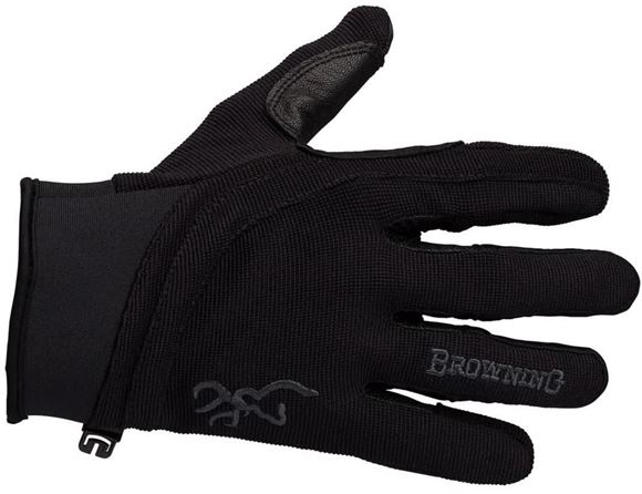 Picture of Browning Outdoor Clothing, Ace Shooting Gloves - Black/Black, Med