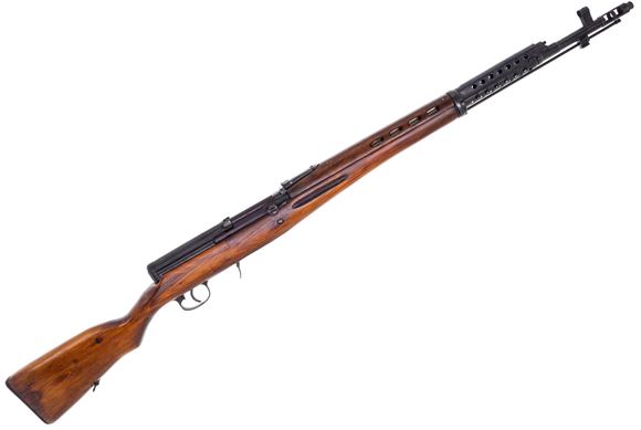 Picture of Used Tokarev SVT-40 Semi-Auto 7.62x54R, 1941 Podolsk Arsenal, 2 Port Brake, Receiver Cut for Scope Track, One Mag, Good Condition