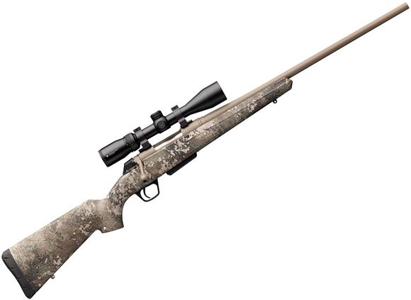 Picture of Winchester XPR Hunter Strata Bolt Action Rifle - 6.5 PRC, 24", Scope Combo With Vortex Crossfire II 3-9x40mm, Permacote FDE Finish, True Timber Strata Camo Stock, 3rds