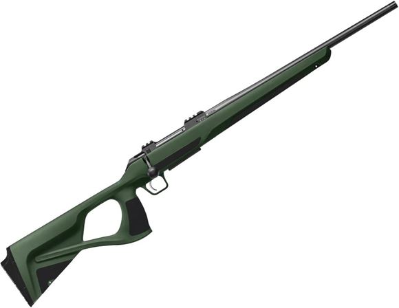 Picture of CZ 600 ERGO Bolt-Action Rifle - 30-06 SPRG, 20" Cold Hammer Forged Barrel, Threaded m15X1, Green Thumbhole Polymer Stock, No Sights, Picatinny Scope Bases, Adjustable Single Stage Trigger, 5rds