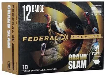 Picture of Federal Premium Grand Slam Shotgun Ammo - 12Ga, 3", 1-3/4oz, 1200fps, #5, 10rds Brick