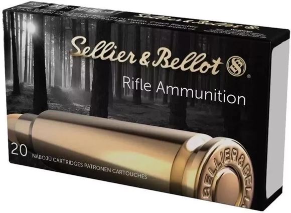 Picture of Sellier & Bellot Rifle Ammo - 9.3x74R, 285Gr, SP, 20rds Box