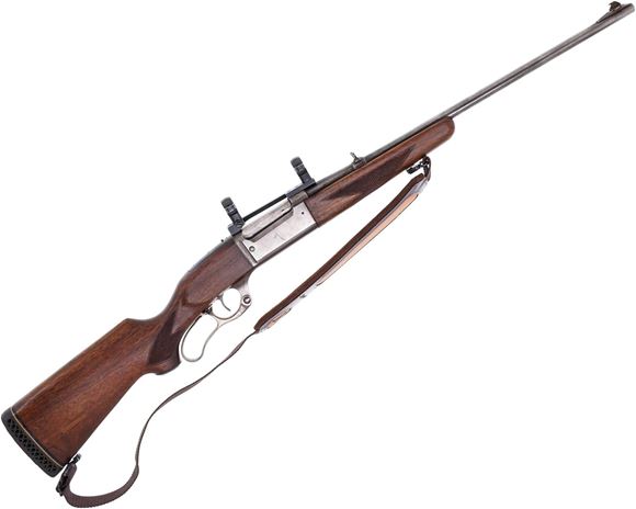 Picture of Used Savage Model 99F Lever-Action 308 Win, 22" Barrel, Round Counter, Cocking Indicator, With Redfield Base & Rings, Sling, Recoil Pad, Fair Condition