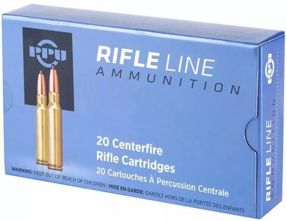 Picture of PPU PP856F Rifle Ammo 8x56R Mannlicher, FMJ, 208g 20 Rnds