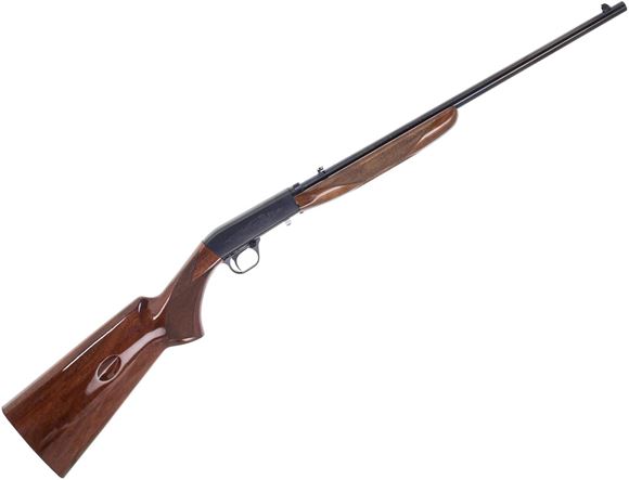 Picture of Used Browning Semi-Auto 22 (SA-22) Grade I Rimfire Semi-Auto Rifle - 22 LR, 19-3/8", Light Sporter Contour, Polished Blued, Gloss Grade I Black American Walnut Stock, 10rds, Brass Bead Front & Adjustable Folding Rear Sights, Original Box, Good Condition