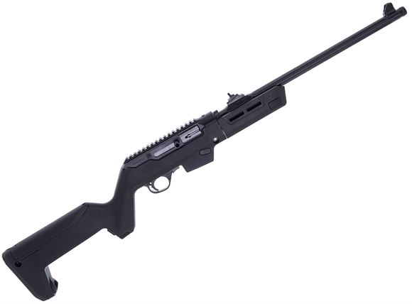 Picture of Ruger PC Carbine Semi Auto Rifle - 9mm Luger, 18.6" Barrel, Takedown, Magpul Backpacker Stock Black, Magazine Adapter Included, Threaded Fluted, 10rds