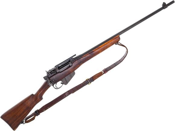 Picture of Used Lee Enfield No4 Mk I Bolt-Action Rifle - 303 British, Sporterized, 24.5" Barrel, W/ Scope Mount, Leather Sling, Good Condition