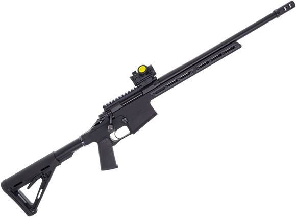 Picture of Used Black Creek Labs BCL-MRX Bison Scout Bolt Action Rifle - 5.56mm NATO, 16.5" Barrel, Muzzle Brake, M-LOK Handguard, Magpul Grip & Stock, Black, Bushnell Red Dot, NO MAG, Very Good Condition