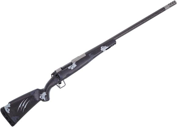 Picture of Fierce Firearms Carbon Rogue Bolt Action Rifle - 6.5 Creedmoor, 22" C3 Carbon Barrel, 1:8" Twist, Glacier Cerakote Stainless Receiver, Phantom Carbon Fiber Stock, Radial Brake, 70 Deg Bolt Throw