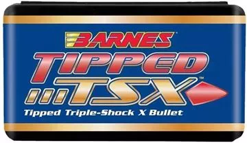 Picture of Barnes TTSX (Tipped Triple-Shock X) Hunting Rifle Bullets - 35 Caliber (.358"), 200Gr, Tipped TSX BT, 50ct Box