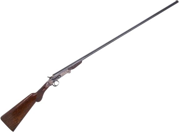 Picture of Used Belgian 410 Single Shot Shotgun, 410 Bore 2.5'' Chamber, 30'' Barrel Bead Sight, Worn Case Hardened Receiver, Folds In Half, Good Condition