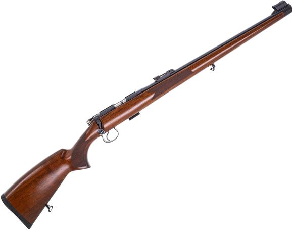 Picture of Used CZ 452-2E ZKM Full Stock Bolt Action Rifle, 22 LR, Flyweight Trigger, 1 Mag, Tangent Sight, Good Condition