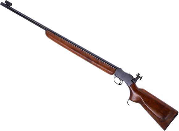 Picture of Used B.S.A. Martini Falling Block Rifle, 220 Long Rifle (22lr), Aperture Sights, 29" Re-Blued Barrel, Good Condition