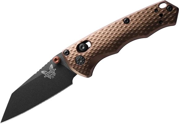 Picture of Benchmade Knife Company, Knives - Full Immunity, Reverse Tanto, 2.5" Blade, FDE Aluminum Handle, CPM-M4 Super Steel Blade, Plain Edge