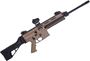 Picture of Used Mauser M15 Rimfire Semi-Auto Rifle - 22 LR, 16.5", Blued, Folding/Telescoping Stock, 2x22rd Mags, Tan, Vortec Crossfire 2 Red Dot, Excellent Condition