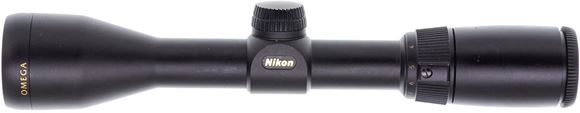 Picture of Used Nikon Omega 3-9x40mm Shotgun/Muzzleloader Riflescope, 1" Tube, BDC 250 Reticle, Ring Marks, Overall Good Condition