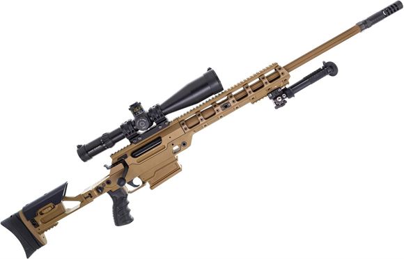 Picture of Used FN Ballista Bolt-Action 338 lapua / 308 Win, 24" Heavy Fluted Barrel w/ Muzzlebrake, With Schmidt Bender PM II 5-25x56mm Scope, One Mag Each, Pelican Hard Case, Excellent Condition