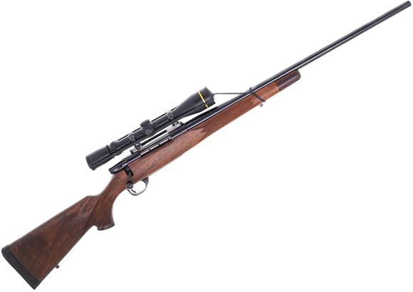 Picture of Used Weatherby Vanguard Sporter Bolt Action Rifle, 300 Wby, Leupold Vari-X III 3.5-10, 24" Blued Barrel, Walnut Stock with Endcap, Excellent Condition