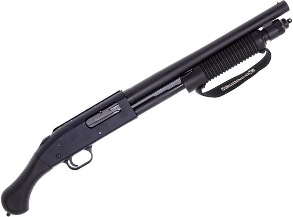 Picture of Used Mossberg 590 Nightstick Pump Action Shotgun, 12ga, 14" Barrel, 6rd Side Saddle, Firearm With Strap, Very Good Condition