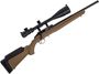 Picture of Used Ruger American Rimfire Bolt Action Rifle, 22 LR, 16" Blued Threaded Barrel, Tan Stock, Pinty 6-24 Illuminated Scope, 1 Mag, Good Condition