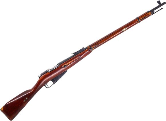 Picture of Used Mosin Nagant 91/30 Bolt-Action 7.62x54R, 29.5" Barrel, Full Military Wood, 1943 Izhevsk, Includes bayonet, Good Condition