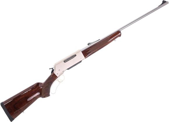 Picture of Used Browning BLR Lever-Action 30-06 Sprg, 22" Barrel, Stainless, Walnut Stock, One Mag & Original Box, Excellent Condition