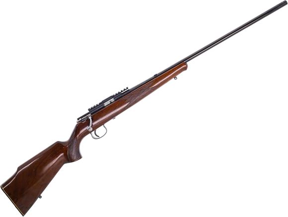 Picture of Used Anschutz Model 1415/16 Bolt-Action 22 LR, 24" Barrel, Checkered Walnut Sporter Stock, Picatinny Rail, 2 Mags, Good Condition