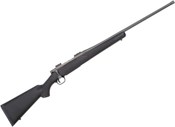 Picture of Mossberg 28129 Patriot Bolt action Rifle, 7MM Rem Mag, 24" Threaded Bbl, Synthetic Stock, Cerakote Stainless Steel, 3+1 Rnd